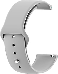Microsonic Garmin Vivoactive 5 Silicone Sport Gri Kordon