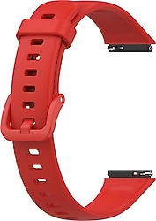 Microsonic Huawei Band 7 Kırmızı Silikon Kordon