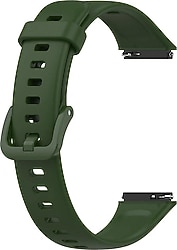 Microsonic Huawei Band 7 Koyu Yeşil Silikon Kordon