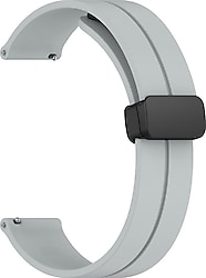 Microsonic Huawei Watch 4 Gri Ribbon Line Kordon