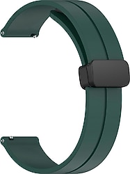 Microsonic Huawei Watch 4 Koyu Yeşil Ribbon Line Kordon