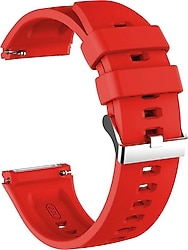 Microsonic Huawei Watch GT 2 Kırmızı Silikon RapidBands Kordon