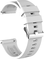 Microsonic Huawei Watch GT 2 Pro Beyaz Silikon RapidBands Kordon