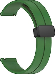 Microsonic Huawei Watch GT 2 Pro Yeşil Ribbon Line Kordon