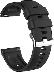 Microsonic Huawei Watch GT 2 Siyah Silikon RapidBands Kordon