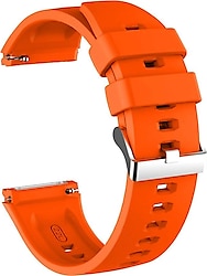 Microsonic Huawei Watch GT 2 Turuncu Silikon RapidBands Kordon