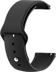 Microsonic Huawei Watch GT 3 46mm Silicone Sport Siyah Kordon