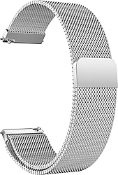 Microsonic Huawei Watch GT 3 Pro 46mm Titanyum Milanese Loop Gümüş Kordon