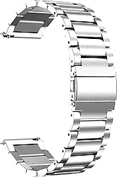 Microsonic Huawei Watch Ultimate Metal Stainless Steel Gümüş Kordon