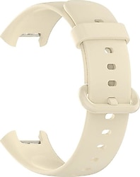 Microsonic Redmi Watch 2 Lite Bej Silikon Spor Kordon
