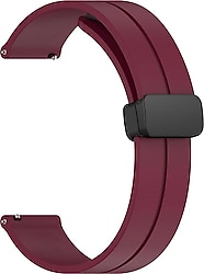 Microsonic Samsung Galaxy Watch 3 45mm Bordo Ribbon Line Kordon