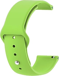 Microsonic Samsung Galaxy Watch 4 40mm Açık Yeşil Silikon Spor Kordon