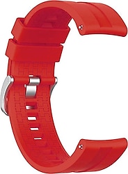 Microsonic Samsung Galaxy Watch 4 40mm Kırmızı Silikon RapidBands Kordon