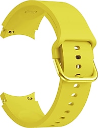 Microsonic Samsung Galaxy Watch 4 40mm Sarı Solid Silikon Kordon