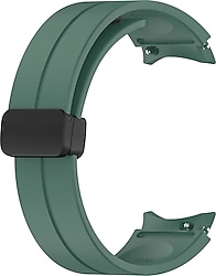 Microsonic Samsung Galaxy Watch 4 40mm Yeşil Ribbon Line Kordon