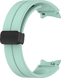 Microsonic Samsung Galaxy Watch 4 44mm Açık Yeşil Ribbon Line Kordon