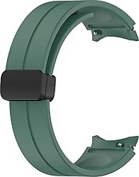 Microsonic Samsung Galaxy Watch 4 44mm Yeşil Ribbon Line Kordon