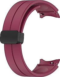 Microsonic Samsung Galaxy Watch 4 Classic 42mm Bordo Ribbon Line Kordon