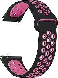 Microsonic Samsung Galaxy Watch 5 44mm Rainbow Siyah-Pembe Kordon