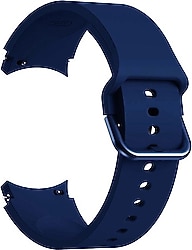 Microsonic Samsung Galaxy Watch 6 40mm Mavi Solid Silikon Kordon