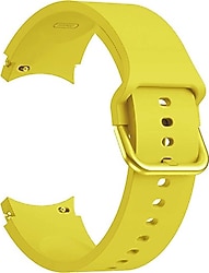 Microsonic Samsung Galaxy Watch 6 40mm Sarı Solid Silikon Kordon