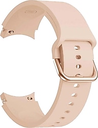 Microsonic Samsung Galaxy Watch 6 44mm Pembe Solid Silikon Kordon