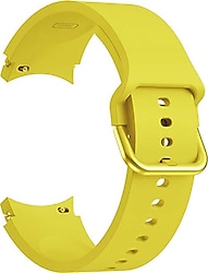 Microsonic Samsung Galaxy Watch 6 44mm Sarı Solid Silikon Kordon