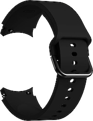 Microsonic Samsung Galaxy Watch 6 44mm Siyah Solid Silikon Kordon