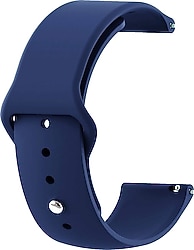 Microsonic Xiaomi Mi Watch Silikon Spor Lacivert Akıllı Saat Kordonu