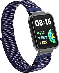 Microsonic Xiaomi Redmi Watch 2 Lite Lacivert Woven Spor Kordon