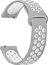 Microsonic Xiaomi Watch S1 Active Rainbow Gently Gri-Beyaz Kordon