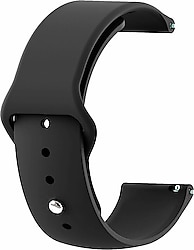 Microsonic Xiaomi Watch S1 Siyah Silikon Spor Kordon