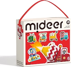 Mideer My First İnşaat Araçları Puzzle MD1459