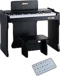 Midex CP-360BK Siyah 37 Tuşlu Ahşap Çoçuk Piyanosu