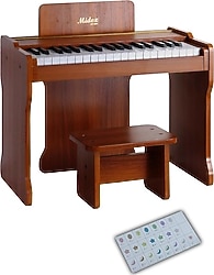 Midex CP-360OR Turuncu 37 Tuşlu Ahşap Çoçuk Piyanosu