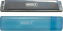 Midex HN-24SL 24 Delikli Gümüş Mızıka