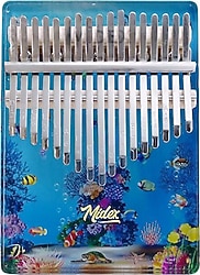 Midex KLX-640-PAK 17 Tuşlu Okyanus Cam Full Set Kalimba