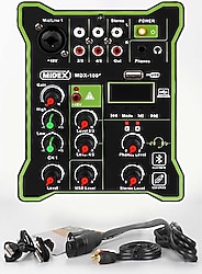 Midex MDX-100 Ses Kartlı Mikser