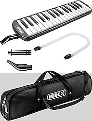 Midex ML-32BK Çantalı Siyah 32 Tuşlu Melodika