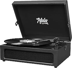 Midex MTX-420BK Siyah Çantalı Retro Pikap