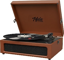 Midex MTX-420BN Kahverengi Çantalı Retro Pikap