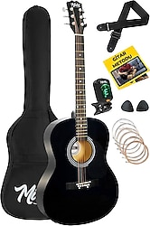 Midex RG-530BK 4/4 Akustik Gitar Seti