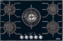 Miele KM 3034 G EDST Wok Gözlü Siyah Ankastre Ocak