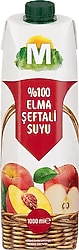 Migros %100 Elma ve Şeftali Suyu 1 lt