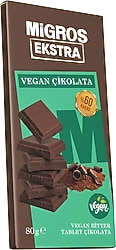 Migros Ekstra Vegan Bitter Tablet Çikolata 80 gr
