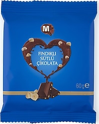 Migros Sütlü Fındıklı Tablet Çikolata 60 gr