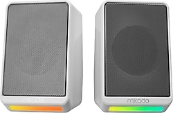 Mikado MD-178 RGB 6 W 1+1 USB Beyaz Hoparlör