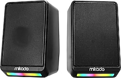 Mikado MD-178 RGB 6 W 1+1 USB Siyah Hoparlör