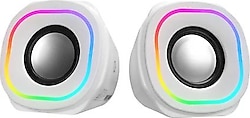 Mikado MD-180 RGB 1+1 Beyaz Hoparlör