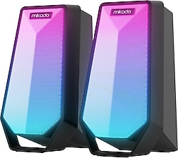 Mikado MD-188 RGB 10 W 1+1 USB Hoparlör
